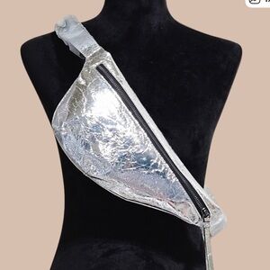 Rag & Bone Metallic Silver Belt Bag